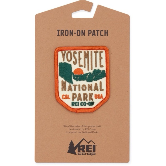 REI Co-Op Yosemite National Park Iron-On Patch NWT - Picture 1 of 3